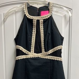 NNWT Black Gold Lily Pulitzer Dress 0 Small